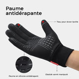 Gants tactiles imperméables et chauds pour l'hiver