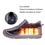 Chaussures à neige unisexes imperméables et chaudes
