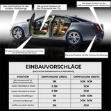 Autocollant de Seuil Fibre de Carbone pour Voiture