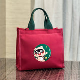 Joli sac à lunch en toile ours