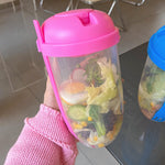 Tasse à salade portative légère Mason