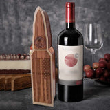 Coffret cadeau vin rouge en bois