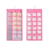 Sac suspendu de rangement pour sous-vêtements double face