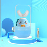 Brosse à dents électrique en forme de U à 360°