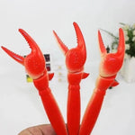 Stylo à bille à pince crabe mignon