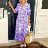 Robe Bohème à Col en V