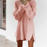 Robe Pull Ample Avec Fermeture Élair