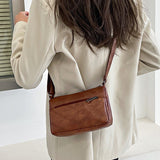 Sac à bandoulière carré élégant de grande capacité