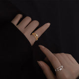 Bague de papillon en zircon