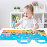 Livre de gelée éducatif portable