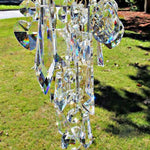Carillon à vent en verre de cristal Aurora