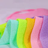 Serviette de bain extensible frottant le dos