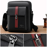 Sac à bandoulière pour hommes en cuir PU souple