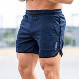Short de sport de couleur unie pour hommes