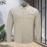 Chemise Cargo En Coton Pour Hommes