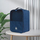 Sac à chaussures de rangement portable à trois couches de voyage