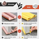 Butée de bande d'étanchéité de bas de porte