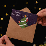 Cartes de Noël dorées