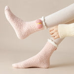 Chaussettes de Noël pelucheuses