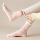 Chaussettes de Noël pelucheuses
