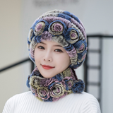 Chapeau en Fourrure de Lapin Rex