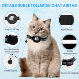 Collier d'AirTag pour Chat