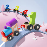 Jouet de train numérique en bois