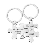 Jeu de porte-clés puzzle pour couple