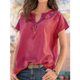 T-shirt ethnique occidental