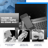 Nettoyant pour écran 2 en 1 et chiffon en microfibre