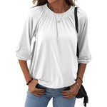 T-shirt Ample à Encolure Ras Du Cou