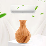 Humidificateur d'air de vases avec veines de bois