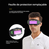 Lunettes de protection oculaire de soudage brûlant