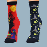 Chaussettes d'Halloween pour femme(6 paires)
