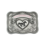 boucle de ceinture en alliage de chapeau de cowboy