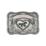 boucle de ceinture en alliage de chapeau de cowboy