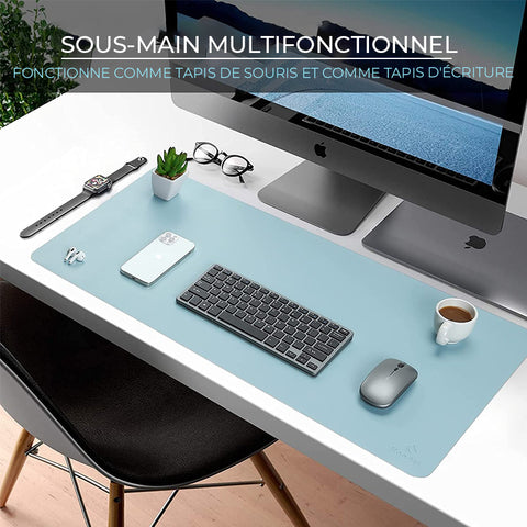 Sous-main en cuir antidérapant