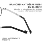 Lunettes de Lecture Pliables Anti-Lumière Bleue en Titane