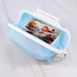 Boîte de rangement pliable en silicone pour aliments