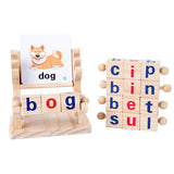 Blocs de lecture en bois