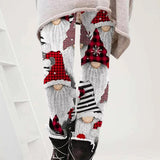 Legging de Noël avec Imprimé Père Noël