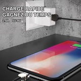 Câble de Chargement Magnétique à Rotation de 180