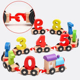 Jouet en Bois de Train Numérique