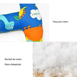 Support de tête de couchage pour voiture en forme de H