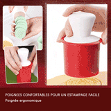 Tampons à biscuits et emporte-pièces antiadhésifs