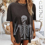 T-shirt Ample Á Imprimé