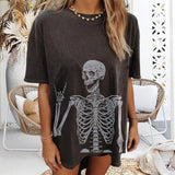 T-shirt Ample Á Imprimé