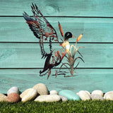 Suspension Décorative en Métal Canard Sauvage