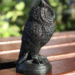 Porte-bougies en forme de hibou