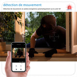 Caméra couleur Wi-Fi intelligente sans fil avec ampoule